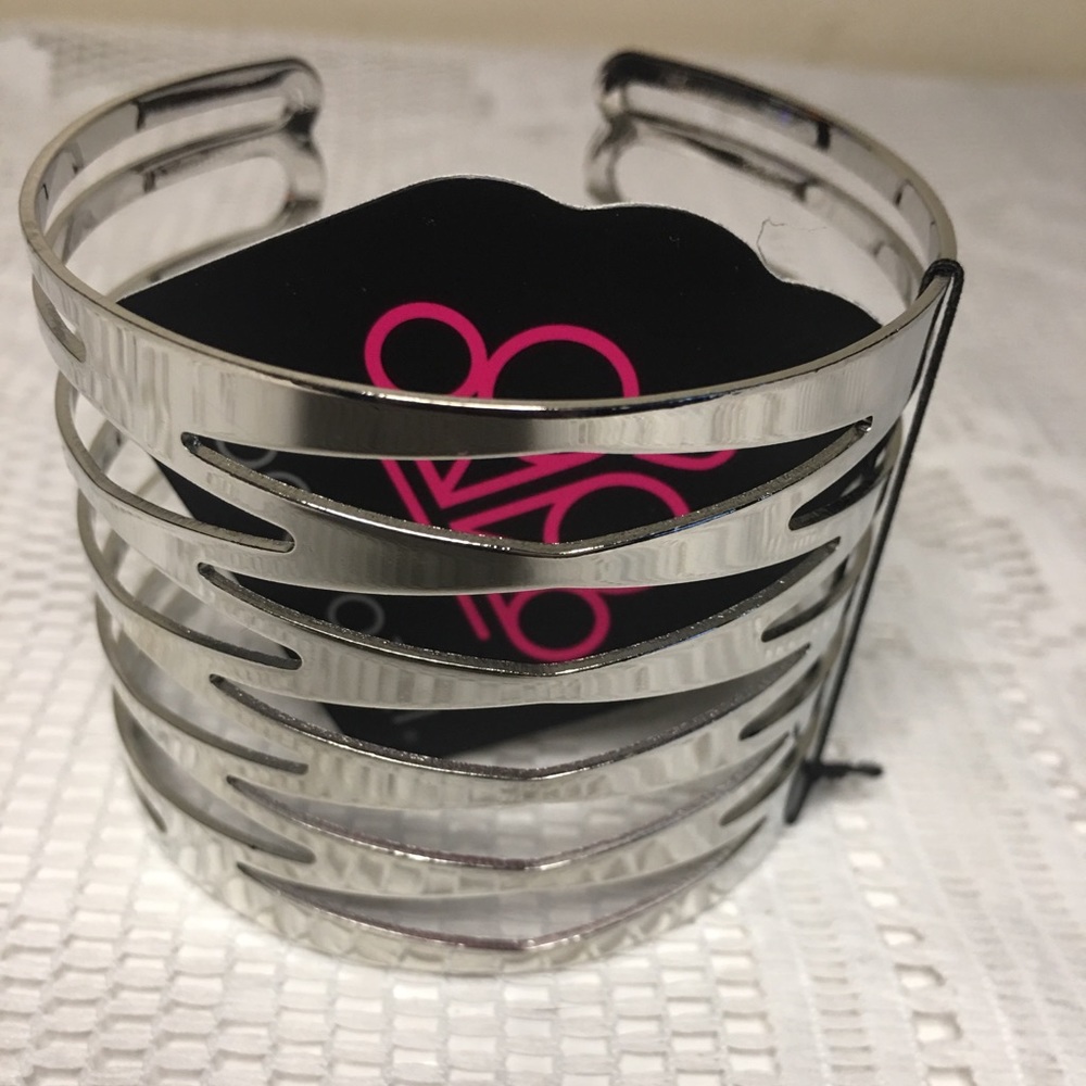 Beautiful silver cuff bracelet
